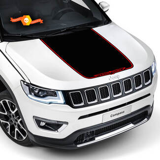 2017 2018 2019 2020 Jeep boussole Latitude TRAILHAWK vinyle capot autocollant autocollant graphique rayure haute qualité Wrap vinyle
