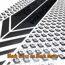 Autocollants en vinyle TRD 4x4 OFF ROAD noir mat et noir brillant pour Tacoma 2013 - 2020 ou Tundra 2013 - 2020
 3