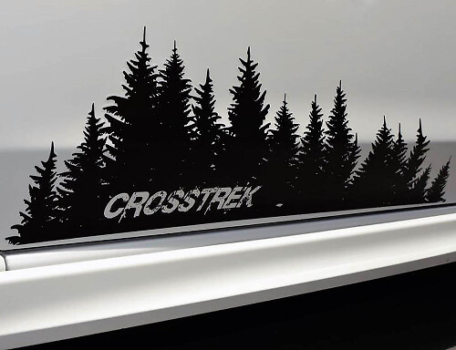 Autocollant latéral style forêt pour Subaru Crosstrek