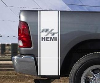 Dodge Ram Truck R/T HEMI 2 BEDSTRIPE BED STRIPE KIT Vinyle Autocollant 1