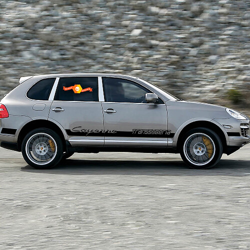 Autocollant de kit de bandes latérales Porsche Cayenne Transsyberia
