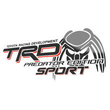 Kit d'autocollants vinyle sport arrière latéral édition TRD Predator pour camions Toyota_2