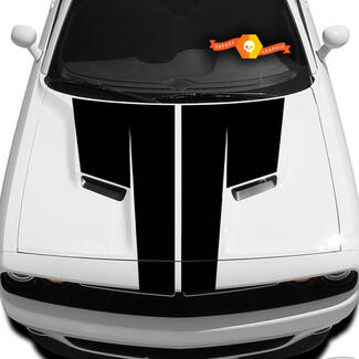 Dodge Challenger Hood T Decal With Inscription Sticker Hood Graphics s'adapte aux modèles 09 - 14
