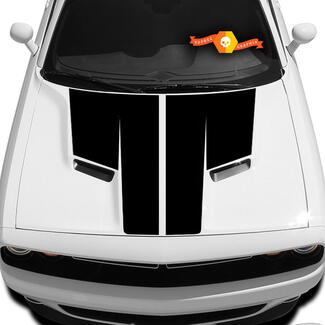 Dodge Challenger Hood T Decal Sticker Graphics s'adapte aux modèles 09 - 14
