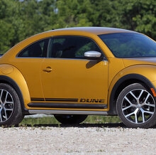 Kit d'autocollants vinyle bandes latérales style dune pour Volkswagen Coccinelle_2