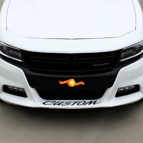 LETTRAGE Aileron avant CUSTOM Autocollant vinyle universel pour Dodge Charger
