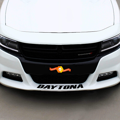 Autocollant Spoiler Avant Rétro pour Dodge Charger Daytona 2015-2016