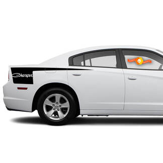 Dodge Charger Retro Hatchet Stripe Sticker Graphics s'adapte aux modèles 2011-2014
