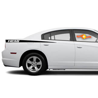 Dodge Charger Hemi Decal Sticker Side Graphics s'adapte aux modèles 2011-2014

