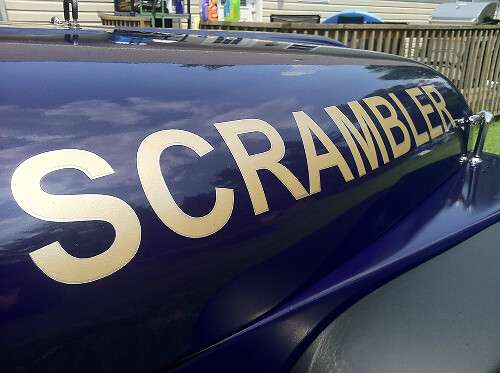 Autocollant en vinyle 2 SCRAMBLER Jeep Wrangler Rubicon CJ TJ YJ JK XJ