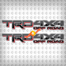 Autocollant en vinyle TRD 4x4 Off Road Sequoia Forest Bedside pour Toyota Tundra_2