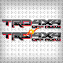 Autocollant en vinyle TRD 4x4 Off Road pour flanc de benne Toyota Tacoma_2