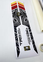 Autocollants en vinyle style vintage carte topographique arrière latérale pour Toyota Tacoma 2005–2020_2
