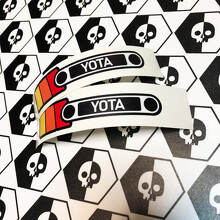 Paire d'autocollants en vinyle à rayures style vintage YOTA pour Toyota FJ Cruiser_2
