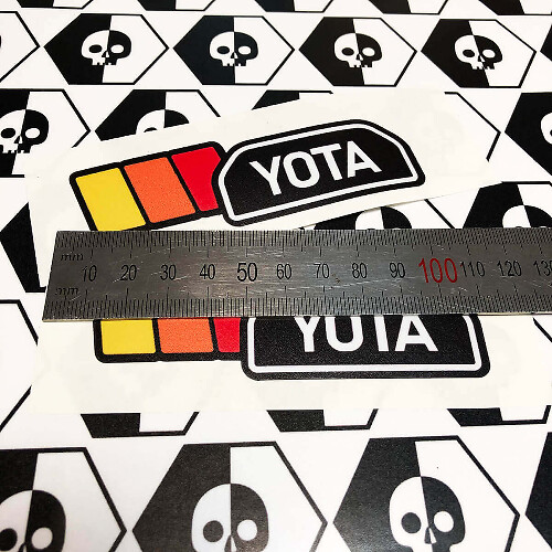 Autocollant Vinyle Universel Style Rétro TRD YOTA pour Toyota Tacoma