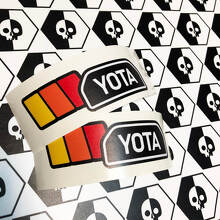 Paire d'autocollants en vinyle TRD YOTA Vintage Sunset Retro Old Style pour Toyota 4Runner
 2