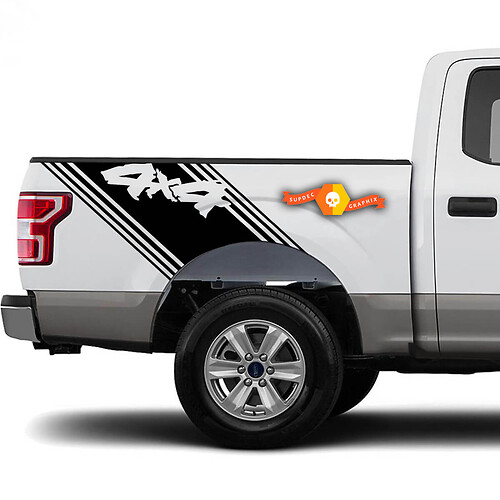 2 Lit de camion 4x4 Fade Vinyl Autocollant Décalcomanies graphiques Stripe Ford GMC Toyota Dodge
