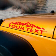 Kit d'autocollants vinyles capot style montagne personnalisé pour Jeep Wrangler_2
