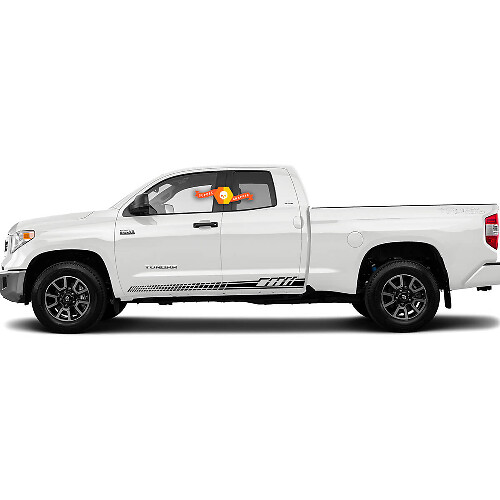 Kit de bande latérale d'autocollant graphique de décalcomanie de voiture pour Toyota Tundra
