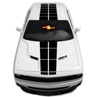 Pulse Racing Stripe pour autocollant graphique Dodge Challenger 2008-2020
