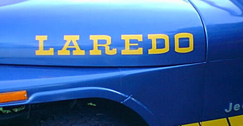 Kit d'autocollants en vinyle pour capot Laredo pour Jeep Wrangler Rubicon