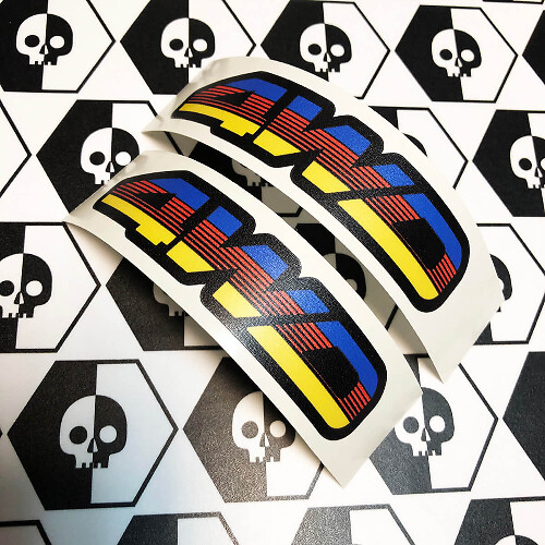 Paire d'autocollants en vinyle 4WD TEQ Vintage Sunset Retro Old Style pour Toyota 4Runner Tacoma FJ Cruiser
