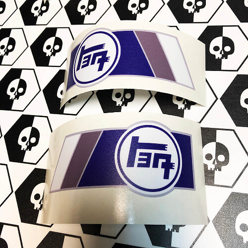 Paire d'autocollants en vinyle TRD TEQ Vintage Retro Old Style pour Toyota 4Runner Tacoma FJ Cruiser
 1