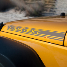 2 Autocollants en vinyle personnalisés pour Jeep Wrangler CJ TJ YK JK XJ JL 3