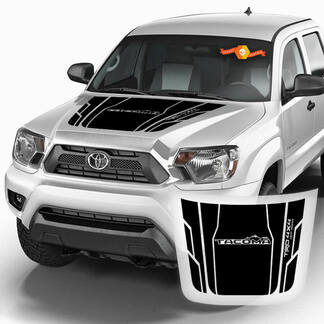 TRD Tacoma Hood TRD 4x4 Hors route Route NON ! Scoop in Mountains Vinyl Stickers Decal fit pour Tacoma 16-21

