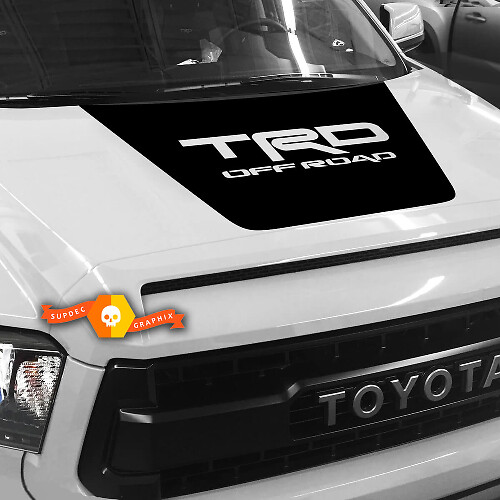 Autocollant en vinyle style blackout TRD Off Road pour capot Toyota Tundra 2014-2019