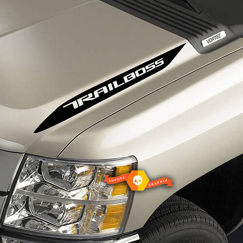 2019 2020 Chevy Silverado 1500 Trail Boss Hood Spear Autocollants Ensemble de 2
