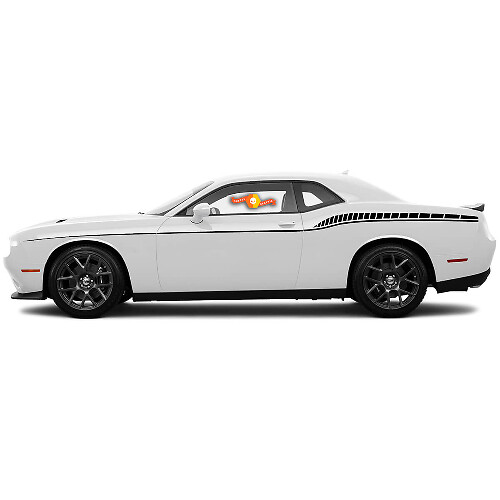 Kit de bandes latérales autocollantes en vinyle pour Dodge Challenger