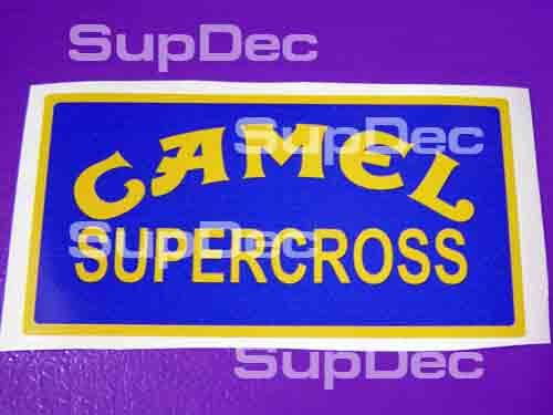 Autocollant de réservoir supercross Honda Camel Sticker