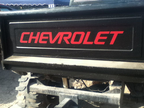 Chevrolet pour STEPSIDE BED hayon décalcomanie/autocollant Chevy