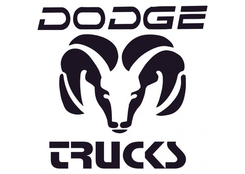 DODGE TRUCKS DECAL 2018 Autocollant en vinyle autocollant