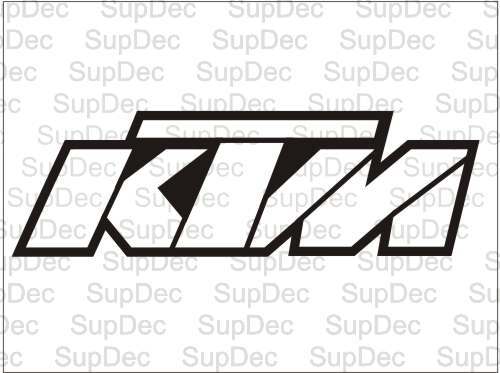 Autocollant en vinyle KTM #1