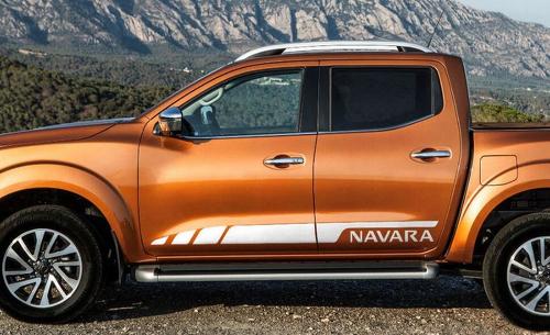 Autocollants bandes latérales Nissan NP300 NAVARA 2016