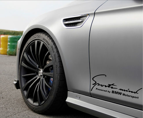 BMW Motorsport bandes latérales vinyle corps autocollant autocollant bmw 1  3 5 7 série x5 x6