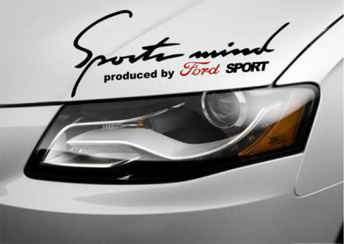 2 Sports Mind Produit par FORD Mustang Focus F150 Sticker