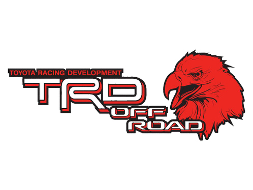 2 TOYOTA TRD OFF ROAD EAGLE Mountain TRD racing développement côté vinyle autocollant autocollant