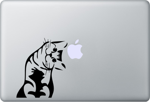 Sticker MacBook chat miaou Sticker