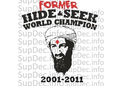 Oussama Ben Laden Kill Ded autocollant autocollant # 2