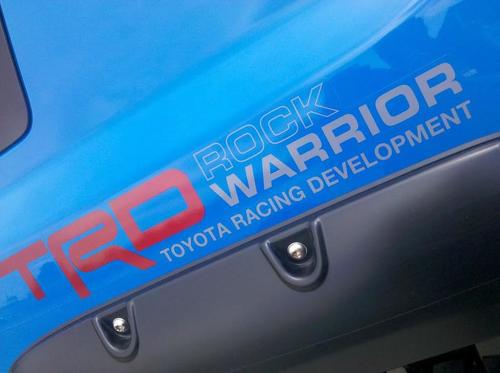 paire TRD Rock Warrior TOYOTA racing développement côté vinyle autocollant autocollant