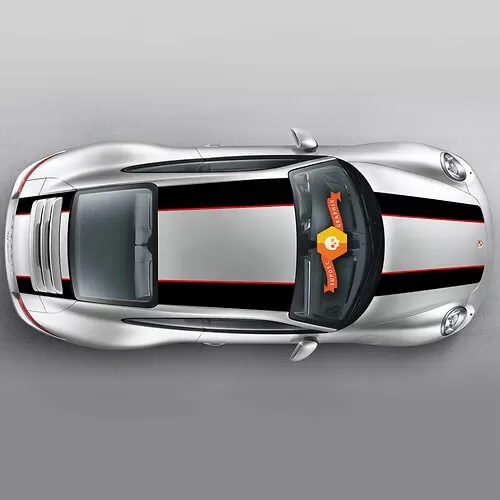 Autocollant Rayure Voiture 9,8 M – Vinyle Qualité – Décoration Capot, Côté, Pare-chocs – Rouge – Facile à Poser Et à Retirer – Personnalisation Tuning