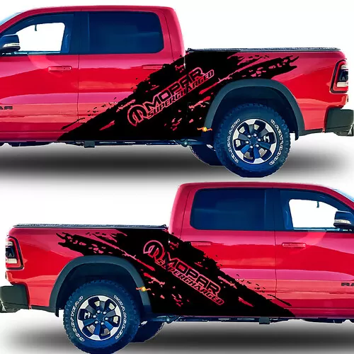 Autocollants Rayures Latérales Pour Dodge Ram - Design Graphique - Ultimate Graphics Studio