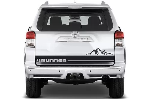 Autocollant Décalque Rayures Latérales Rétro Pour Toyota 4Runner - Style Course, Universel, Vinyle